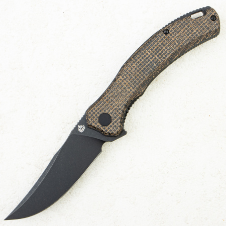 Нож QSP Walrus, D2 Tool Steel, Micarta Brown Handle, QS151-B2