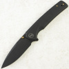 Нож WE Knife Subjugator, Black Stonewashed, CPM 20CV, Titanium Black Handle, WE21014C-5