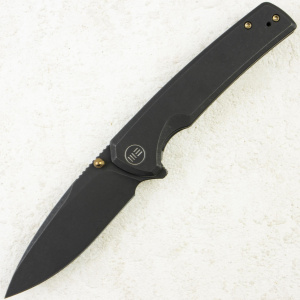 Нож WE Knife Subjugator, Black Stonewashed, CPM 20CV, Titanium Black Handle, WE21014C-5