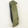 Нож Petrified Fish Tunny, Black Stonewashed, 14C28N, Micarta Green Handle, PFB05GRMDW Нож Petrified Fish Tunny, Black Stonewashed, 14C28N, Micarta Green Handle, PFB05GRMDW