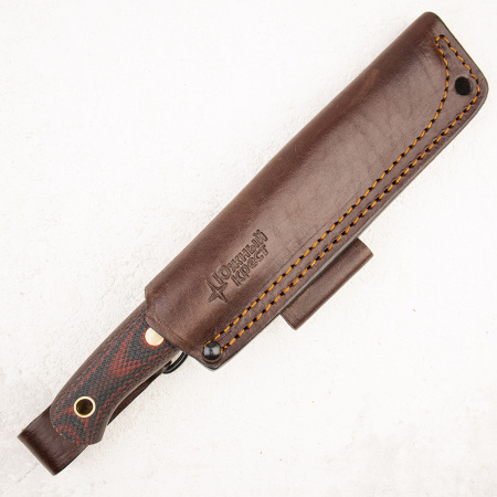 Нож Южный Крест ЯГД, CPR, Конвекс, Микарта Красно-Черная, Насечка - купить в интернет-магазине Blademan