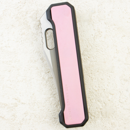 Нож NOC Knives MT-30, M390, DLC Stainless Steel Handle with G10 Pink Inlay, MT-3011