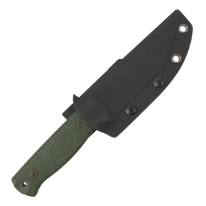 Нож HOT Knife Hoot, Cerakote Camo, D2, Micarta Green Handle, Kydex