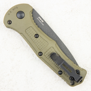 Нож Benchmade Mini Claymore, 9570BK-1, CPM-D2, Grivory Green - складной туристические ножи из стали Нож Benchmade Mini Claymore, 9570BK-1, CPM-D2, Grivory Green - складной туристические ножи из стали