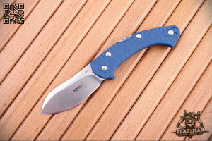 Нож Boker Plus Zero, Blue - складной туристические ножи из стали