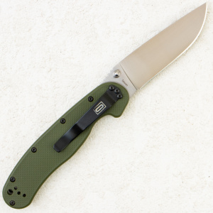 Нож Ontario Rat 1 Folder, AUS-8 Satin Blade, Foliage Green Nylon Handle ON8848FG Нож Ontario Rat 1 Folder, AUS-8 Satin Blade, Foliage Green Nylon Handle ON8848FG