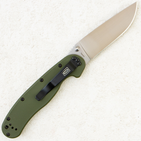Нож Ontario Rat 1 Folder, AUS-8 Satin Blade, Foliage Green Nylon Handle ON8848FG Нож Ontario Rat 1 Folder, AUS-8 Satin Blade, Foliage Green Nylon Handle ON8848FG