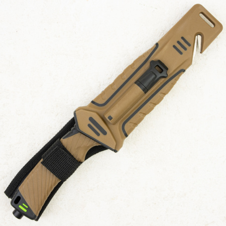 Нож Ganzo Survival Knife, 7Cr17MoV, ABS Desert Yellow, G8012-DY