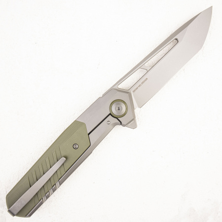 Нож WE Knife Arsenal, 20CV, Titanium Gray/G10 OD Green Нож WE Knife Arsenal, 20CV, Titanium Gray/G10 OD Green - купить в интернет-магазине Blademan