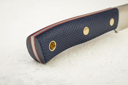 Нож Южный Крест ТКК, Конвекс, N690, Микарта Синяя - купить в интернет-магазине Blademan