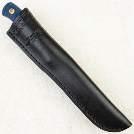 Нож Южный Крест Рыбацкий L, Elmax, Micarta Blue, Насечка