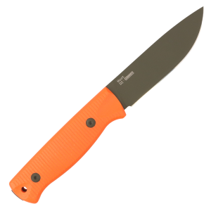 Нож HOT Knife Hoot, Cerakote OD Green, D2, G10 Orange Handle, Kydex