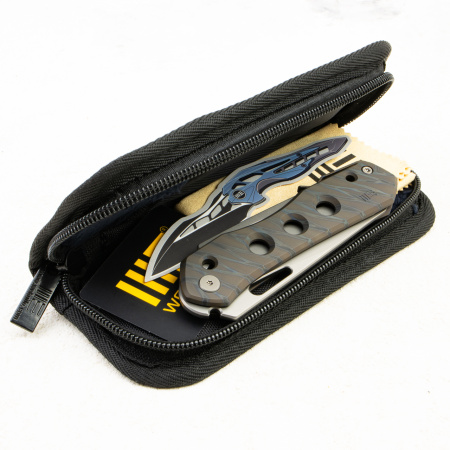 Нож WE Knife Vision R, CPM 20CV, Tiger Stripe Pattern Flamed Titanium Handle Нож WE Knife Vision R, CPM 20CV, Tiger Stripe Pattern Flamed Titanium Handle - купить в интернет-магазине Blademan