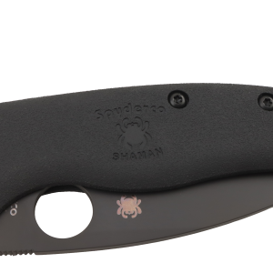 Нож Spyderco Shaman, CTS BD1N, FRN Black Handle, C229PBBK