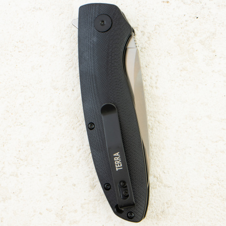 Нож Petrified Fish Terra, Satin, D2, G10 Black Handle, PFB01DS Нож Petrified Fish Terra, Satin, D2, G10 Black Handle, PFB01DS