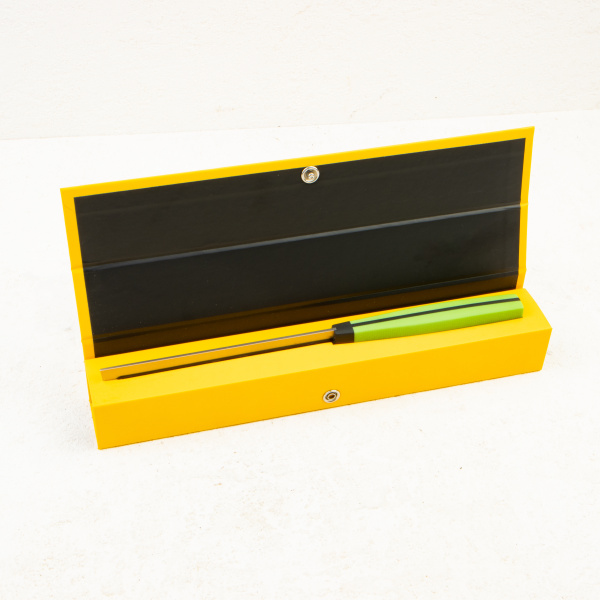 Нож мини Накири OWL NA110 F, N690 Cryo, G10 Green Handle