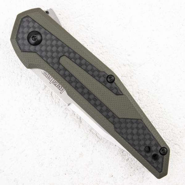 Нож Kershaw Fraxion, 8Cr13MoV, Satin, G10/Carbon Olive, 1160OL