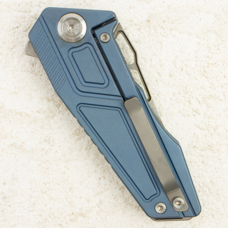 Нож Maxace Panzer, 14C28N, Titanium Blue Нож Maxace Panzer, 14C28N, Titanium Blue