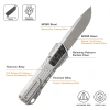 Нож Remette Sharp Leopard, M390, Titanium Handle with Carbon Black, ZL301E