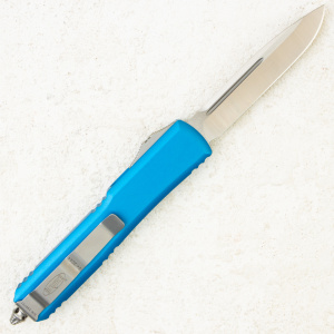 Нож Microtech Ultratech, Satin, M390, Aluminium Blue, 121-4 BL Нож Microtech Ultratech, Satin, M390, Aluminium Blue, 121-4 BL