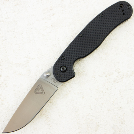 Нож Ontario Rat 1.5, Satin, MagnaCut, G10 Black Handle, 8880