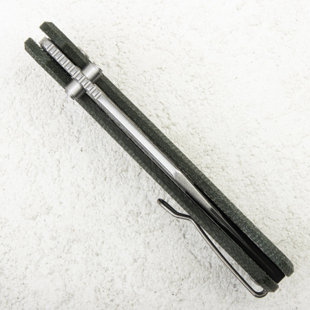 Нож QSP Swordfish Button Lock, 14C28N, Micarta Green Нож QSP Swordfish Button Lock, 14C28N, Micarta Green - купить в интернет-магазине Blademan