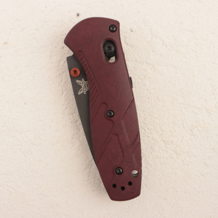Нож Benchmade Mini Barrage, S30V, Redstone Richlite Handle, 585BK-04
