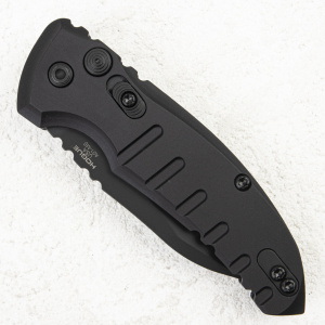 Нож Hogue A01 MicroSwitch Auto, CPM-154 Black, Aluminum Black - складной туристические ножи из стали Нож Hogue A01 MicroSwitch Auto, CPM-154 Black, Aluminum Black - складной туристические ножи из стали