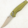 Нож QSP Reptile, Stonewash-Satin, 14C28N, Aluminum Green Handle, QS165-B1