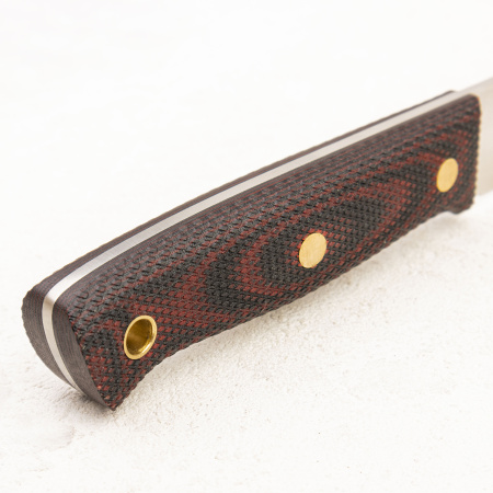 Нож Южный Крест Модель X M, CPR, Конвекс, Микарта Красно-Черная, Насечка - купить в интернет-магазине Blademan