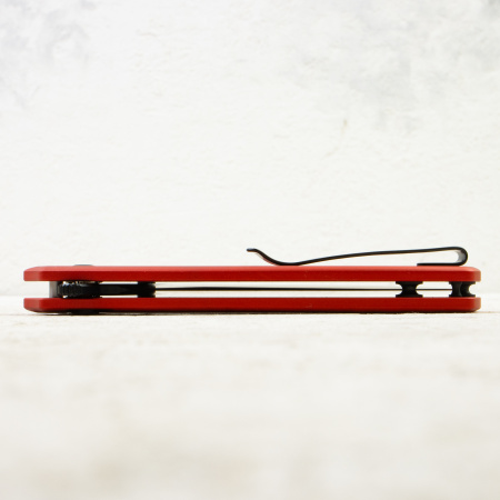 Нож SENCUT Serene, Black Stonewashed, D2, Red Aluminum Handle, S21022B-2 Нож SENCUT Serene, Black Stonewashed, D2, Red Aluminum Handle, S21022B-2