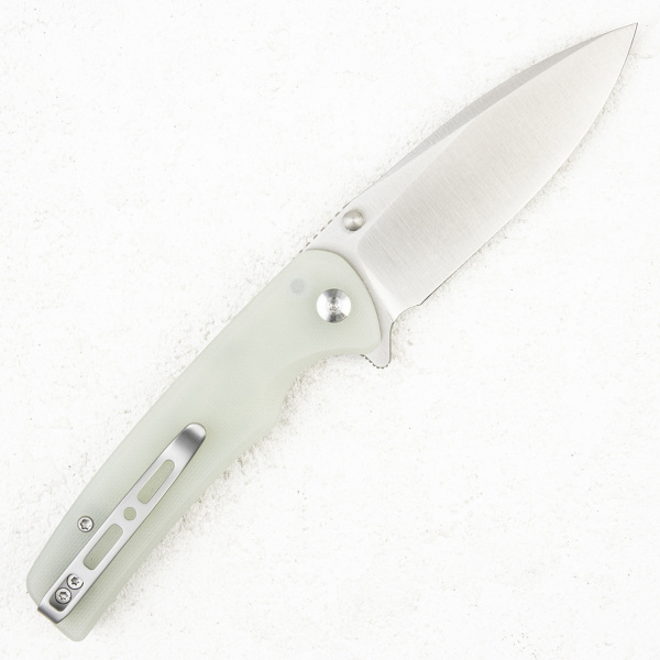 Нож Sencut Sachse Button Lock, 9Cr18MoV, G10 Natural