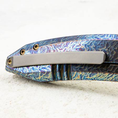 Нож WE Knife Acuminal, Bead Blasted Vanax, Titanium Flamed Handle, WE23070-4 Нож WE Knife Acuminal, Bead Blasted Vanax, Titanium Flamed Handle, WE23070-4