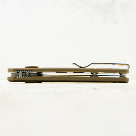 Нож QSP Penguin V2 Glyde Lock, Stonewash-Satin, 14C28N, FRN Khaki Handle, QS130GL-C1 Нож QSP Penguin V2 Glyde Lock, Stonewash-Satin, 14C28N, FRN Khaki Handle, QS130GL-C1