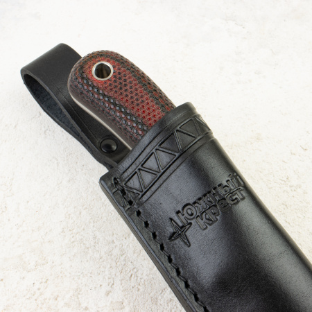Нож Южный Крест Фил, Elmax, Micarta Black/Red, Насечка Нож Южный Крест Фил, Elmax, Micarta Black/Red, Насечка
