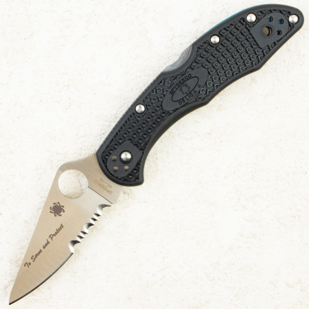 Нож Spyderco Delica 4 Thin Blue Line, VG-10, FRN Black, C11FPSBKBL