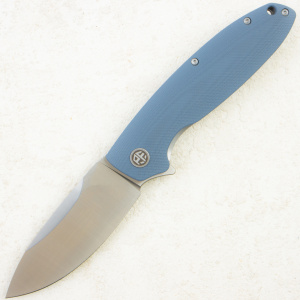 Нож Petrified Fish Terra, Satin, D2, G10 Blue Handle, PFB01BS Нож Petrified Fish Terra, Satin, D2, G10 Blue Handle, PFB01BS