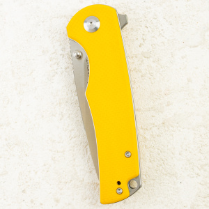 Нож SENCUT Praktisk, Satin, 9Cr18MoV, Coarse G10 Yellow Handle, S24019-2 Нож SENCUT Praktisk, Satin, 9Cr18MoV, Coarse G10 Yellow Handle, S24019-2