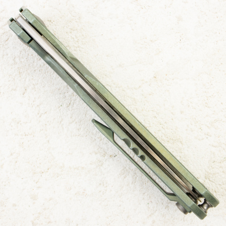 Mr.Blade Keeper, M390 Satin, Titanium Green Mr.Blade Keeper, M390 Satin, Titanium Green