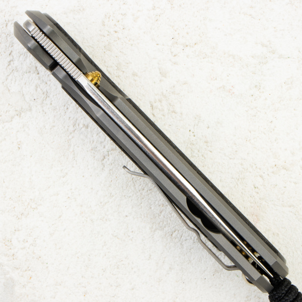 Нож Chris Reeve Large Sebenza 31 Inlay, Polished CPM MagnaCut, Titanium/Bog Oak Handle, L31-1136