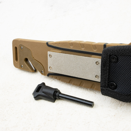 Нож Ganzo Survival Knife, 7Cr17MoV, ABS Desert Yellow, G8012-DY