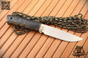 Южный Крест - Гризли, Карельская береза Антрацит, M390 - купить в интернет-магазине Blademan