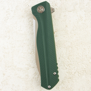 Нож Petrified Fish Forward, D2, Satin, G10 Green Handle, PF818GRS Нож Petrified Fish Forward, D2, Satin, G10 Green Handle, PF818GRS