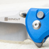 Нож SENCUT ArcBlast Flipper & Button Lock, 9Cr18MoV, Blue Aluminum Handle, S22043B-3 Нож SENCUT ArcBlast Flipper & Button Lock, 9Cr18MoV, Blue Aluminum Handle, S22043B-3