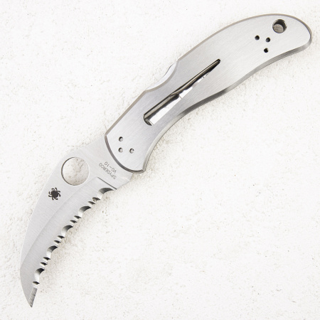 Нож Spyderco Harpy, VG-10 Serrated, Stainless Steel 