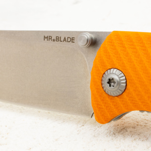 Mr.Blade Zipper, D2, G10 Orange Mr.Blade Zipper, D2, G10 Orange