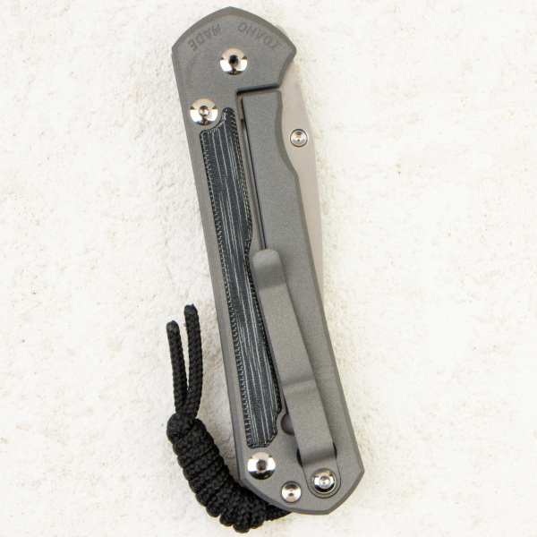 Нож Chris Reeve Large Sebenza 31 Inlay, CPM MagnaCut, Titanium/Black Canvas Micarta Handle, L31-1200