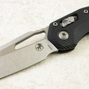 Нож Microtech MSI, Stonewash, M390, G10 Fluted Black, 210-10 Нож Microtech MSI, Stonewash, M390, G10 Fluted Black, 210-10