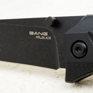 Mr.Blade Bang, D2, Black Stonewashed, G10 Black Mr.Blade Bang, D2, Black Stonewashed, G10 Black