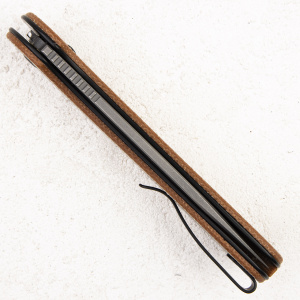 Нож CIVIVI Elementum Button Lock, 14C28N Gray, Micarta Brown, C2103D Нож CIVIVI Elementum Button Lock, 14C28N Gray, Micarta Brown, C2103D